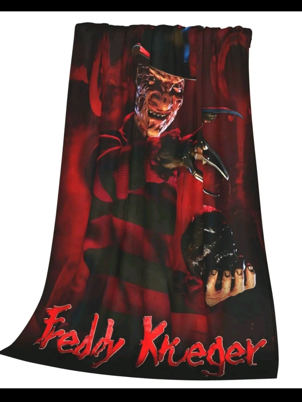 Custom Horror Icons Throw Blankets - Unbranded